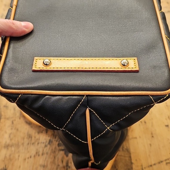 DOONEY‎ & BOURKE Vintage Quilted Hobo Handbag w/ Vachetta Trim Classic Old Money - Picture 8 of 15